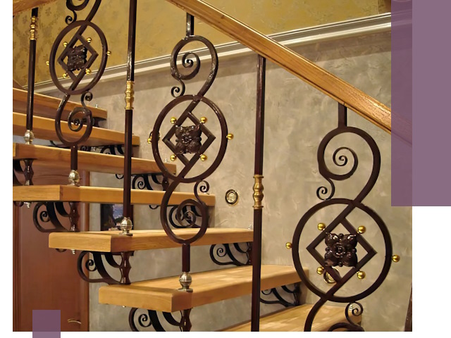 Изготовление кованых лестниц под ключ в Батайске