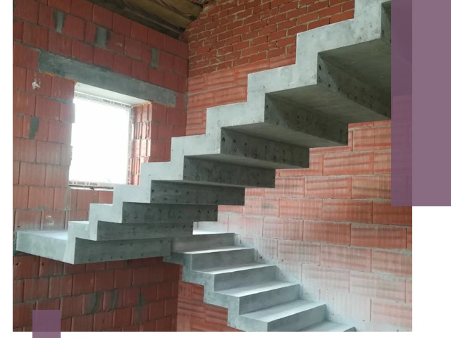 Бетонные лестницы под ключ в Батайске: монтаж, демонтаж, ремонт