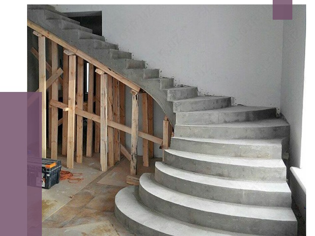 Изготовление бетонных лестниц под ключ в Батайске от 19736 руб. | ПРОЛЁТ-Бтс