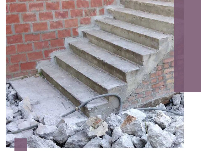 Демонтаж бетонных лестниц в Батайске: быстро и безопасно