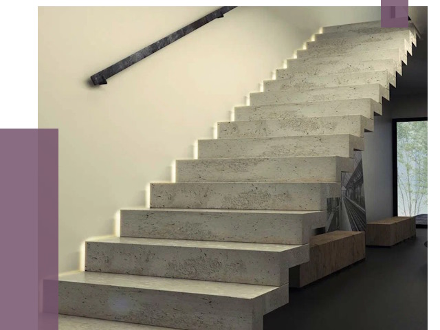 Облицовка бетонных лестниц в Батайске от 4554 руб/м2 