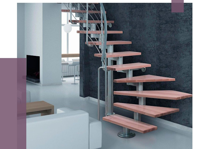 Модульные лестницы в Батайске от 16700 руб. — купить в ПРОЛЁТ-Бтс