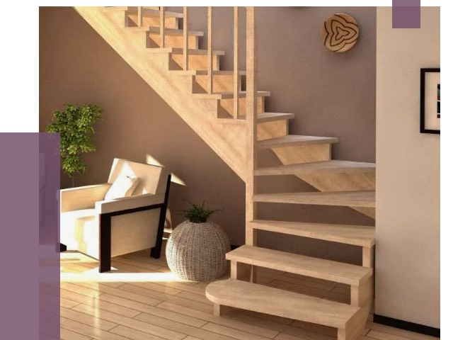 Изготовление Г-образных лестниц в Батайске от 18724 руб. 