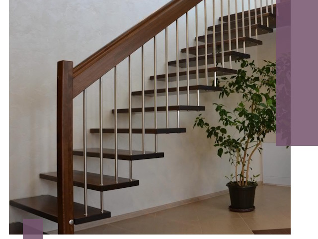 Лестницы на больцах под ключ в Батайске – изготовление и монтаж