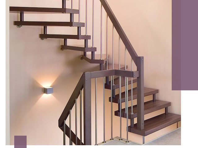 Изготовление лестниц на больцах в Батайске под ключ