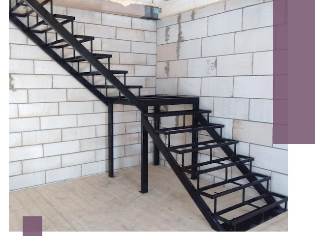 Лестницы на металлокаркасе под ключ в Батайске — изготовление и монтаж