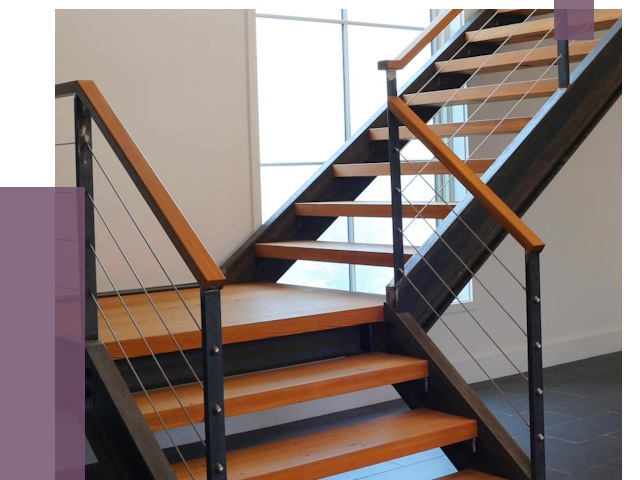 Изготовление лестниц на металлокаркасе в Батайске от 18724 руб. | ПРОЛЁТ-Бтс