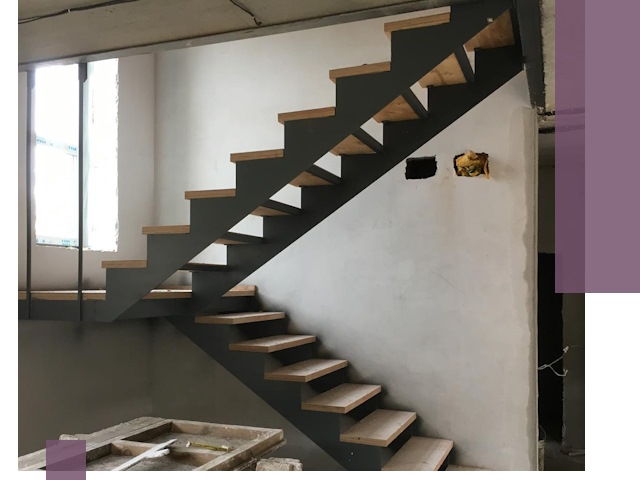 Изготовление лестниц на металлокаркасе в Батайске от производителя