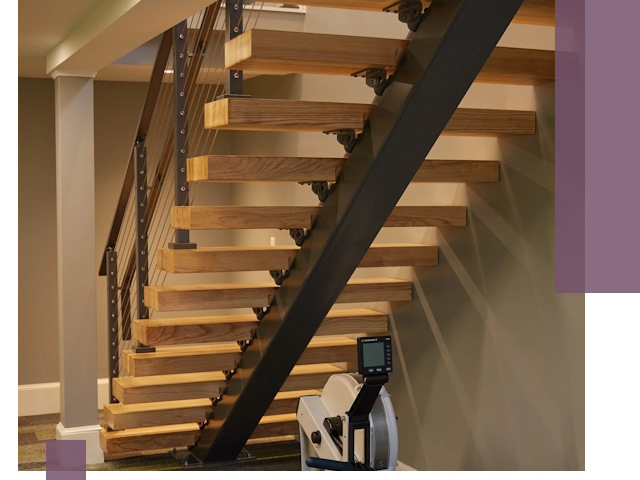 Лестницы на монокосоурах под ключ в Батайске - изготовление и монтаж