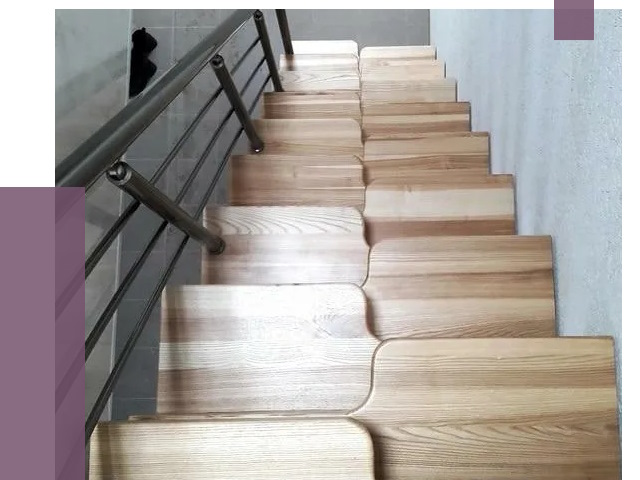 Лестницы гусиный шаг в Батайске от 12904 руб. под ключ | ПРОЛЁТ-Бтс