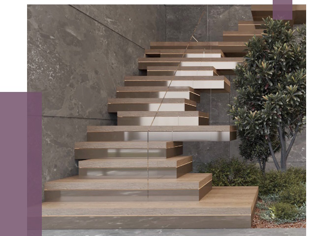 Современные лестницы в Батайске от 13663 руб. | ПРОЛЁТ-Бтс