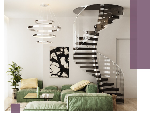 Лестницы для двухуровневой квартиры в Батайске — изготовление и монтаж