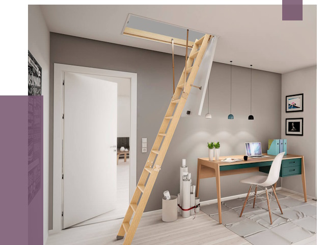 Чердачные лестницы в Батайске — от 14422 руб. | ПРОЛЁТ-Бтс