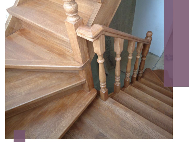 Дубовые лестницы под ключ в Батайске: изготовление и монтаж