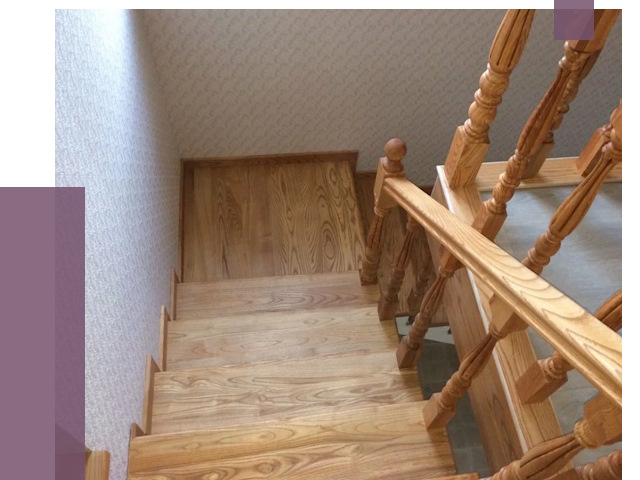 Сосновые лестницы в Батайске под ключ от 7996 руб.  | ПРОЛЁТ-Бтс