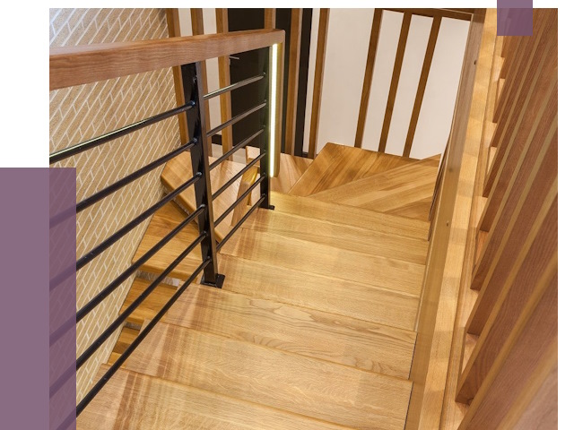 Лестницы из ясеня в Батайске под ключ от 9919 руб. 