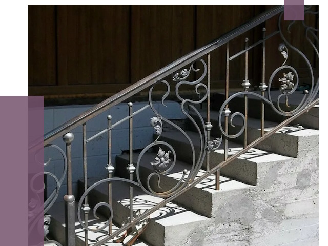 Кованые перила в Батайске от 8603 руб. под ключ — качество от ПРОЛЁТ-Бтс