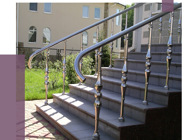 Перила для крыльца в Батайске от 10627 руб. — монтаж ПРОЛЁТ-Бтс