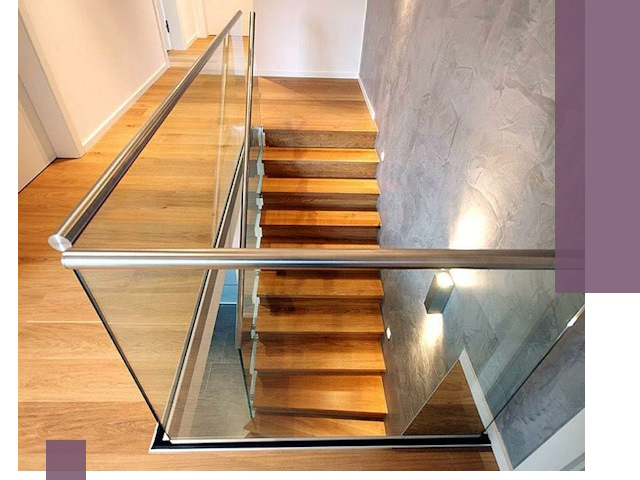 Перила для лестницы в доме — изготовление и монтаж в Батайске