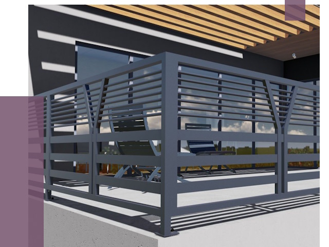 Изготовление балконных ограждений в Батайске от 10627 руб. | ПРОЛЁТ-Бтс