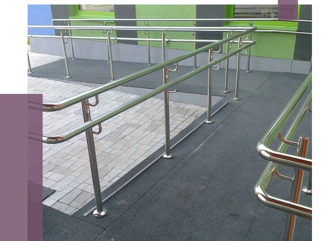 Ограждения пандусов в Батайске от 4301 руб. монтаж | ПРОЛЁТ-Бтс