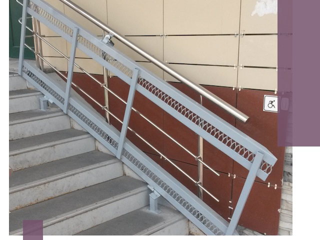 Изготовление откидных пандусов под ключ в Батайске