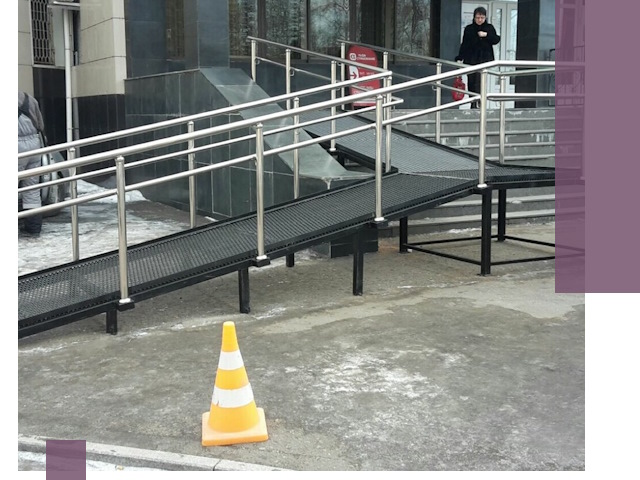 Стационарные пандусы под ключ в Батайске — изготовление и монтаж