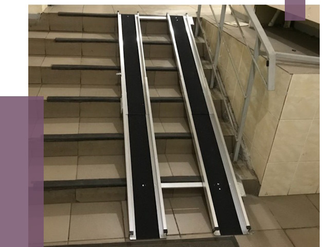 Установка пандуса в подъезд в Батайске от 7894 руб. под ключ | ПРОЛЁТ-Бтс