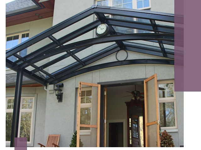 Изготовление и монтаж навесов и козырьков в Батайске