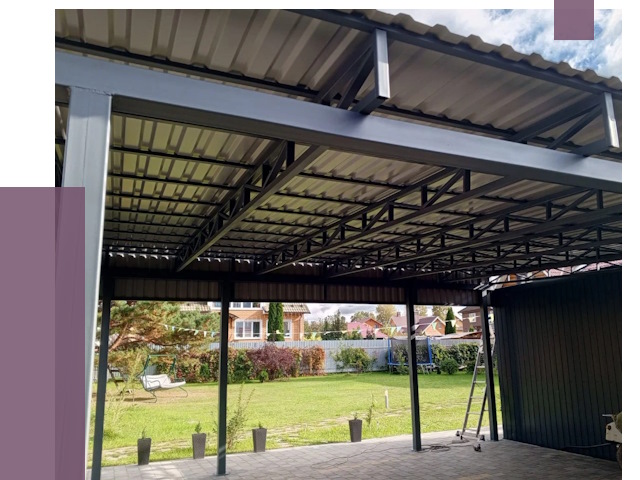 Монтаж навесов в Батайске от 7287 руб. — установка навеса | ПРОЛЁТ-Бтс