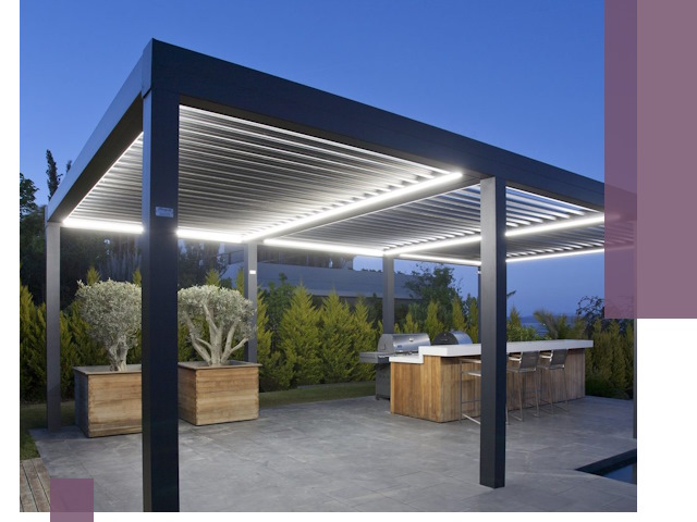 Навесы отдельно стоящие под ключ в Батайске из металла и поликарбоната