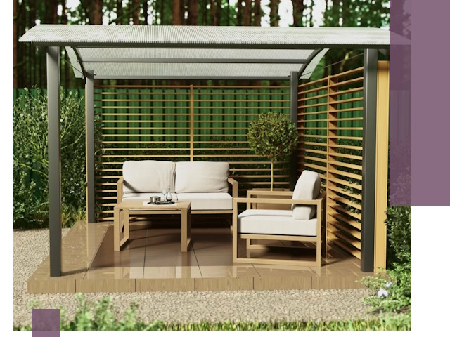 Навесы для дачи в Батайске: изготовление, монтаж и демонтаж