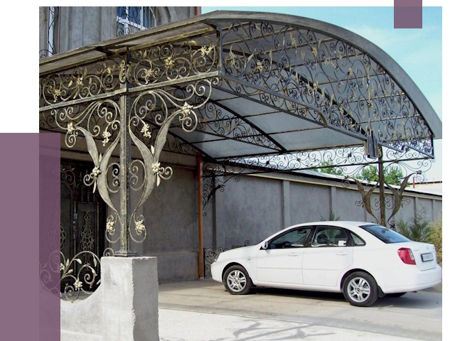 Кованые навесы в Батайске от 14422 руб. | ПРОЛЁТ-Бтс