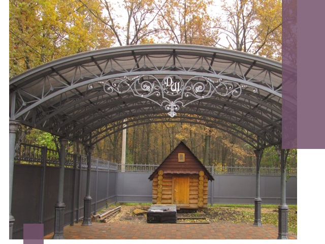 Кованые навесы премиум-класса под заказ в Батайске