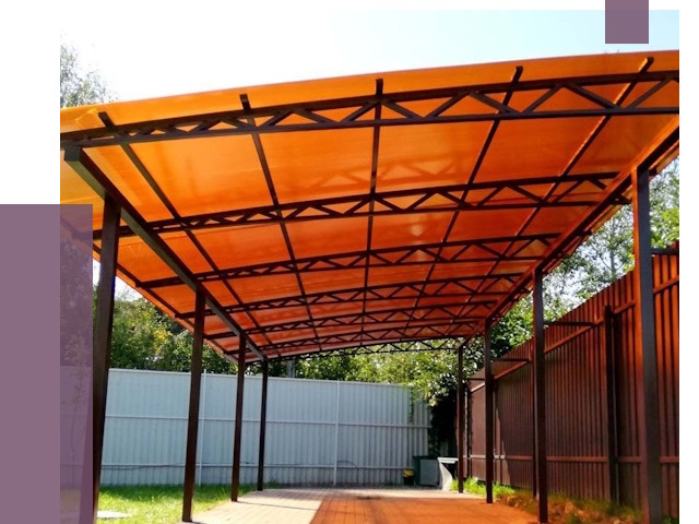 Односкатные навесы под ключ в Батайске от 13005 руб. 