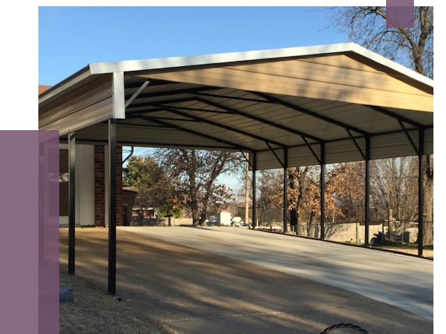 Двускатные навесы в Батайске от 7945 руб. | ПРОЛЁТ-Бтс