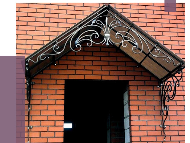 Металлические козырьки в Батайске от 10576 руб. 