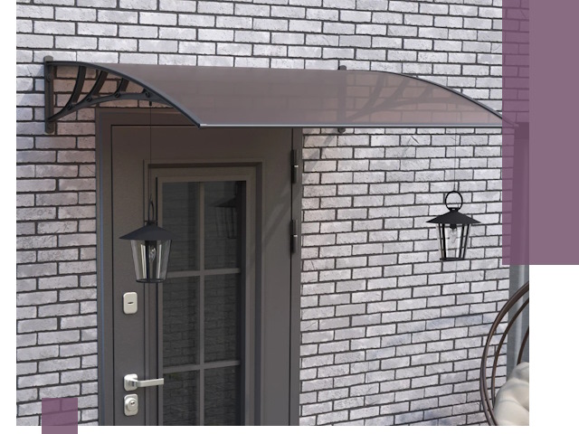 Недорогие козырьки и навесы под ключ в Батайске