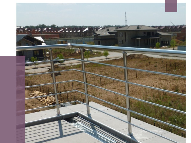 Парапеты из нержавеющей стали в Батайске от 7894 руб. за м² | ПРОЛЁТ-Бтс