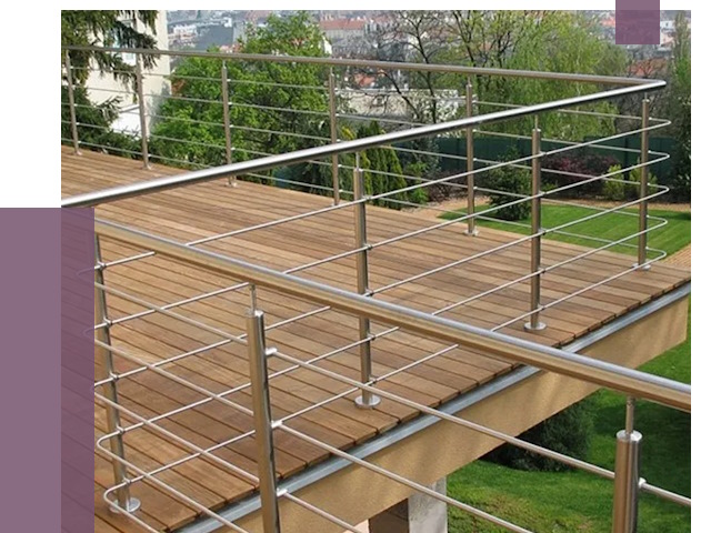 Алюминиевые парапеты в Батайске под ключ от 7692 руб. 