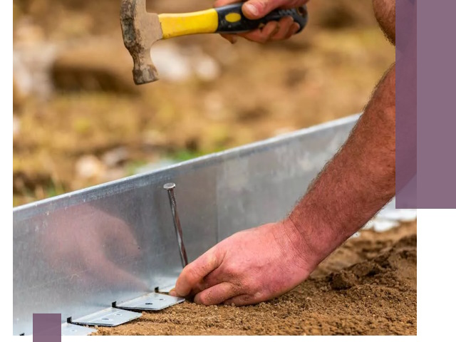 Монтаж металлических бордюров в Батайске быстро и качественно