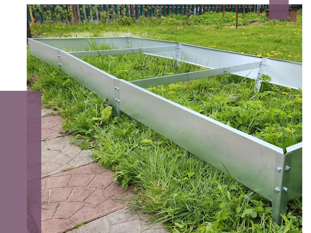 Металлические бордюры для грядок в Батайске от 1771 руб. 