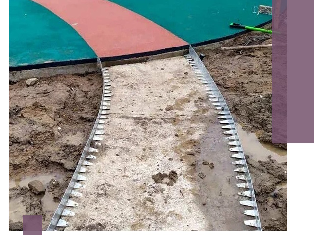 Металлические бордюры для дорожек в Батайске — монтаж и изготовление