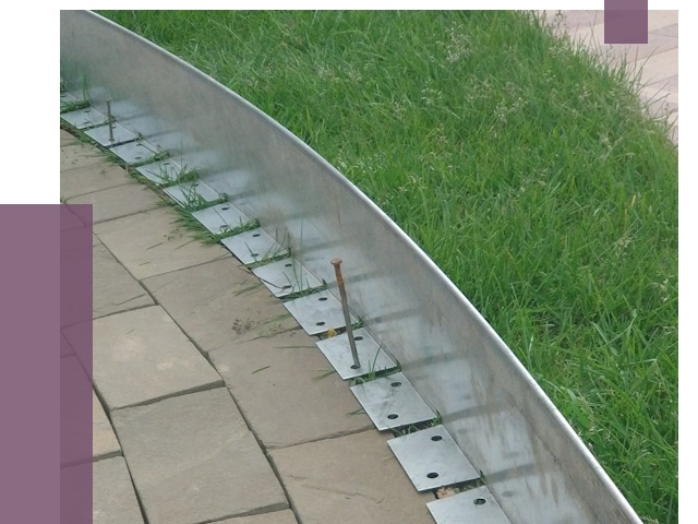 Металлические бордюры для тротуаров в Батайске от 8603 руб.