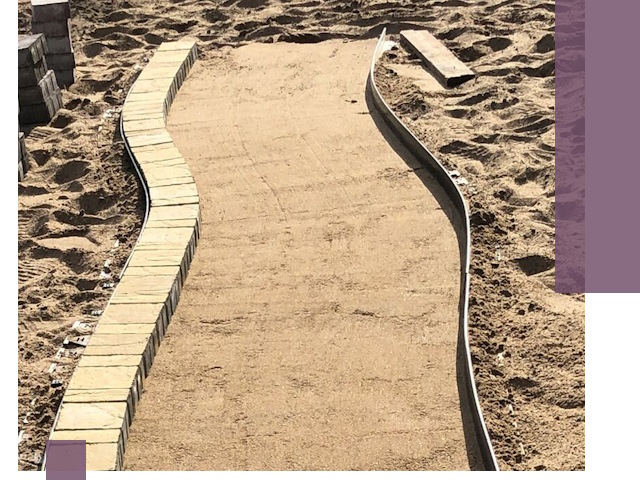 Металлические бордюры для тротуаров в Батайске — прочные и долговечные