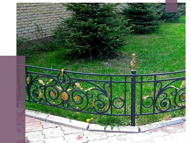 Кованые газонные ограждения в Батайске от 7540 руб. — ПРОЛЁТ-Бтс