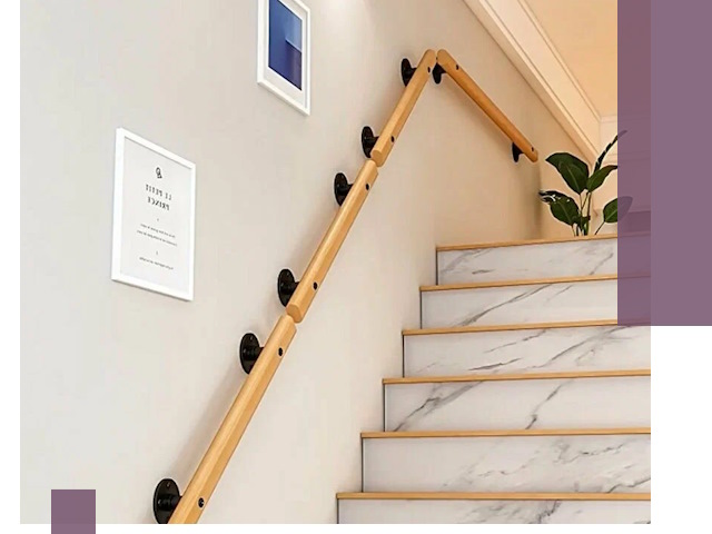 Поручни металлические и деревянные под ключ в Батайске