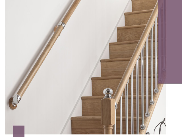 Пристенные поручни из стали и нержавейки под монтаж в Батайске