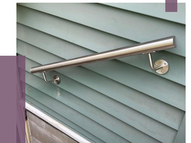 Поручни из нержавеющей стали в Батайске от 7591 руб.  | ПРОЛЁТ-Бтс