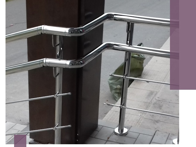 Монтаж поручней из нержавеющей стали в Батайске качественно и быстро